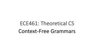 Exploring Context-Free Grammars in Computational Theory