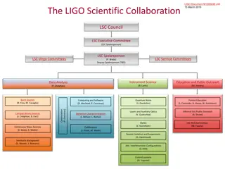 LIGO Scientific Collaboration Committee Overview