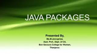 Understanding Java Packages and Their Benefits