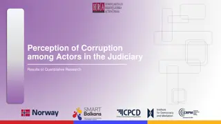Understanding Corruption Perception in the Judiciary Through Quantitative Research