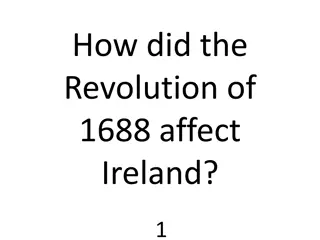 Impact of Revolution of 1688 on Ireland