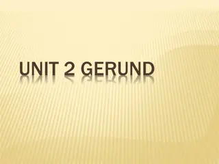 Mastering Gerunds in English Language Learning