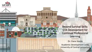 Developing Novice Academics Towards Continual Professional Learning