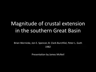 Crustal Extension and Faulting in the Southern Great Basin