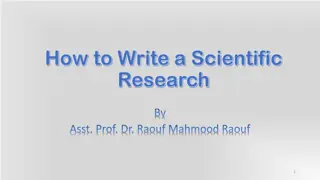 Expert Tips for Crafting a Successful Scientific Research Paper