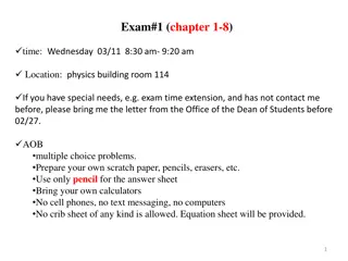 Physics Exam 1: Torque and Balance Concepts Overview
