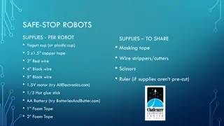 Safe-Stop Robots Supplies and Assembly Instructions