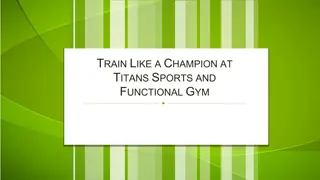 Train Like a Champion at Titans Sports and Functional Gym