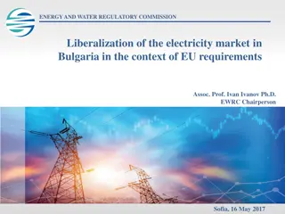 Liberalization of Bulgaria's Electricity Market: EU Requirements & Market Status