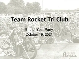 Exciting Updates from Team Rocket Tri Club End of Year Party 2021