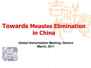 Progress Towards Measles Elimination in China - Achievements and Challenges