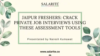 Jaipur Freshers Crack Private Job Interviews Using These Assessment Tools