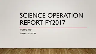 Subaru Telescope Science Operations Report FY2017 Summary