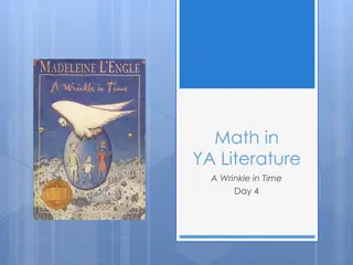 Exploring Math in A Wrinkle in Time: Discussion and Homework Assignments