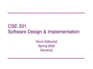 Java Generics and Subtyping Explained in CSE 331 Spring 2022