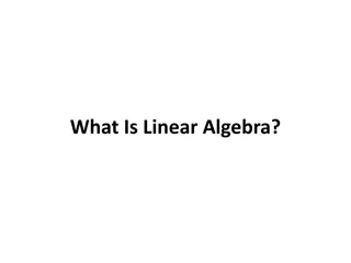 Understanding Linear Algebra for Practical Applications