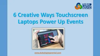 6 Creative Ways Touchscreen Laptops Power Up Events