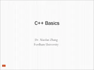 Important Concepts in C++ Programming