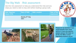 The Big Walk Risk Assessment for Safe Group Walking Event
