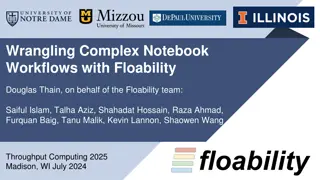 Floability Project: Empowering Complex Notebook Workflows for High Throughput Computing