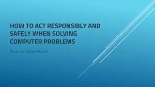 Tips for Responsible and Safe Computer Use