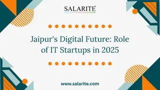 Jaipur's Digital Future Role of IT Startups in 2025