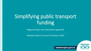 Streamlining Public Transport Funding in Waikato District Council