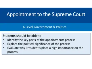 Supreme Court Appointment Process Explained: Key Stages & Significance