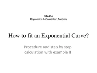 Fit Exponential Curve: Step-by-Step Calculation Guide