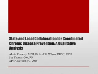 Local-State Collaboration for Chronic Disease Prevention: Qualitative Analysis