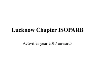 Lucknow Chapter ISOPARB Activities - Events from 2017 Onwards