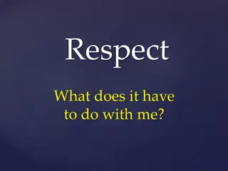 Understanding Respect and Self-Respect