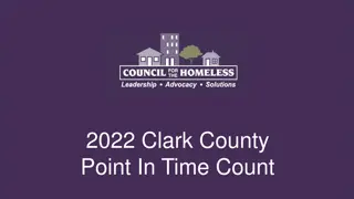 2022 Clark County Point in Time Count Highlights