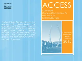Enhancing Education and Work Environment at UC Merced