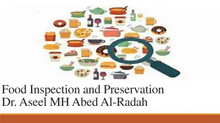 Food Inspection, Preservation & Methods: Ensuring Food Safety