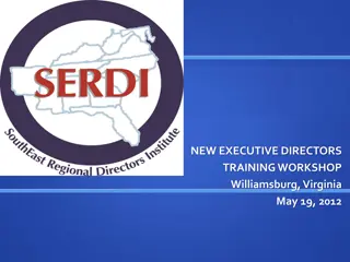 Executive Directors Training Workshop Highlights Regional Council Challenges