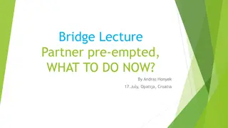 Bridge Lecture Tips and Bidding Strategies by Andras Honyek in Opatija, Croatia