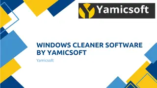 Windows Cleaner Software By Yamicsoft