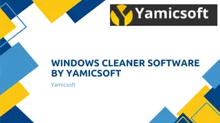 Windows Cleaner Software By Yamicsoft