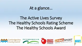 School Participation in Active Lives Survey and Healthy Schools Rating Scheme