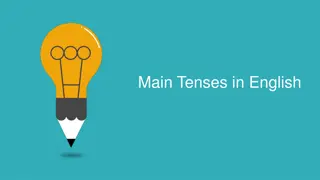 Understanding the Three Main Tenses in English and Their Functions