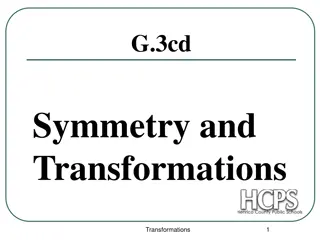 Understanding Symmetry and Transformations in Geometry