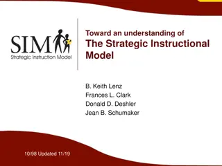 Understanding the Strategic Instructional Model for Academic Success