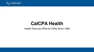 Exclusive Health Insurance Plans for California CPAs | CalCPA Health