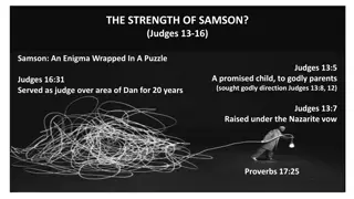 Samson - Lessons on Strength, Decisions, and Consequences