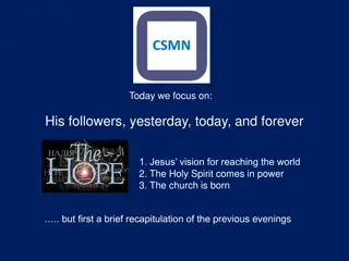 His Followers: Unveiling Jesus' Vision and the Birth of the Church