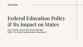 Impact of Federal Education Policy Changes on States in 2025