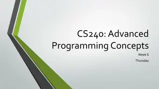 Advanced Programming Concepts: Study Materials and Best Practices