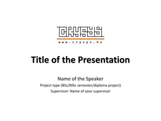 Innovative Project Presentation Analysis