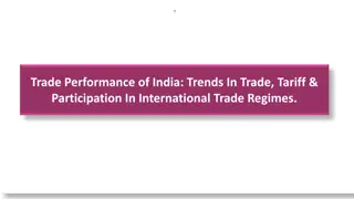 India's Trade Performance: Trends, Tariffs, and International Participation